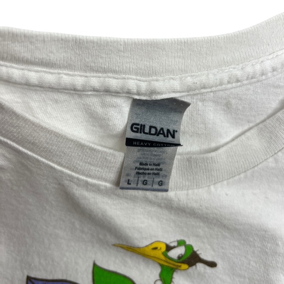 The Land Before Time Adult Shirt Large White Universal Studios Movie Dinosaur - Picture 3 of 8